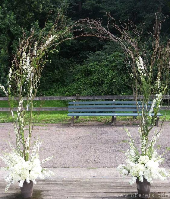 Curly Willow Wedding Arch Branches only