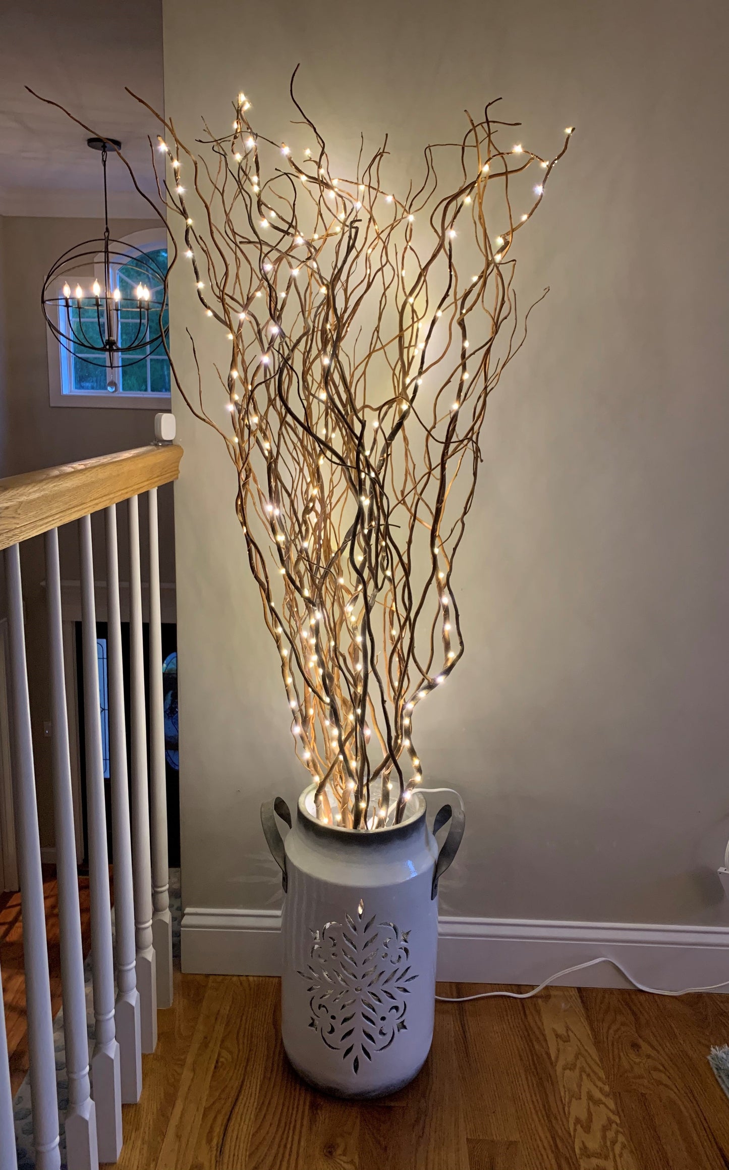 72" LED Lighted Curly Willow Plug in/Remote control/ 4 color choices