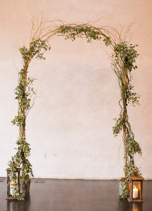 Birch Pole & Curly Willow Wedding Arch  Instructions