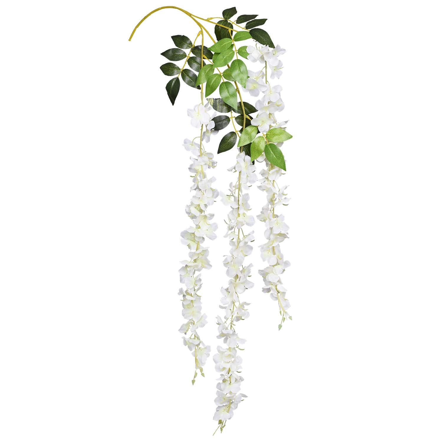 Artificial Silk Wisteria White – Willows & More