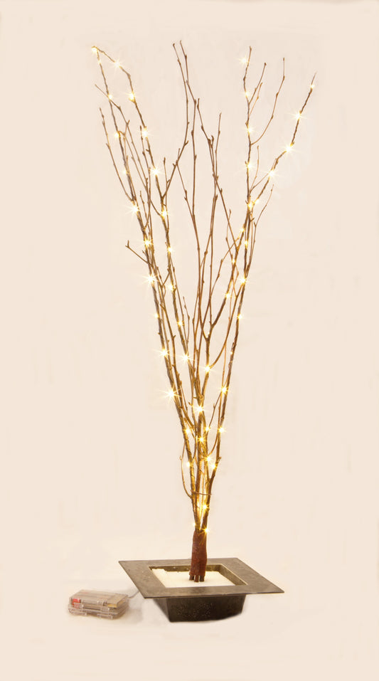 LED Lighted Snow Birch Branches with remote