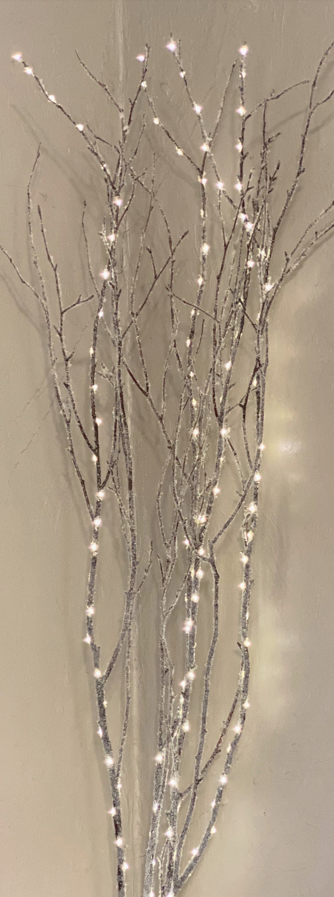 Birch Branches Snow Glitter