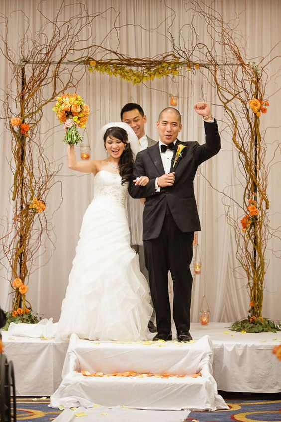 Curly Willow Wedding Arch Branches